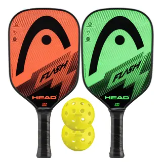 Pickleballracket HEAD Flash Fritid og trening | 2 racketer| 2 baller