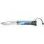 Opinel N°08 Outdoor Foldekniv | Blå Solid lommekniv for hverdagsturene 